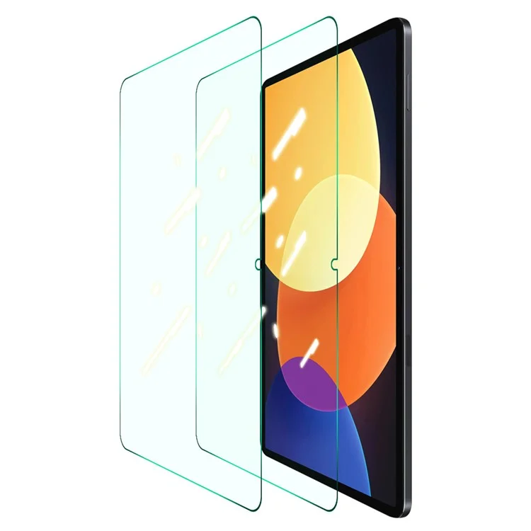 ENKAY HAT PRINCE 2Pcs Tempered Glass Film für Xiaomi Pad 5 Pro 12.4 (2022) Stoßfest 9H 2.5D Arc Edge 0,33 mm HD Clear Screen Protector