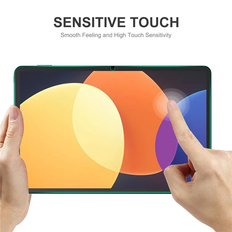 ENKAY HAT PRINCE 2Pcs Tempered Glass Film für Xiaomi Pad 5 Pro 12.4 (2022) Stoßfest 9H 2.5D Arc Edge 0,33 mm HD Clear Screen Protector