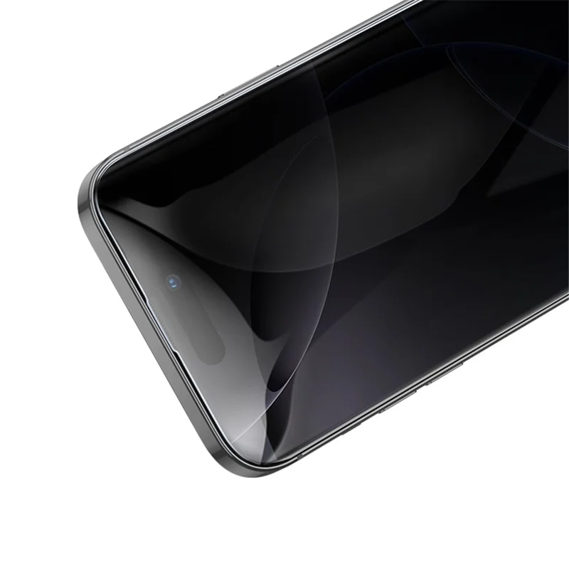 HOCO A888 Plus for iPhone 16 Pro Max Privacy Screen Protector Anti-Scratch Tempered Glass Full Screen Film - Black