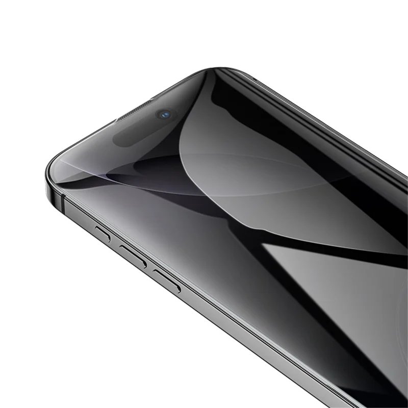 HOCO A888 Plus for iPhone 16 Pro Max Privacy Screen Protector Anti-Scratch Tempered Glass Full Screen Film - Black