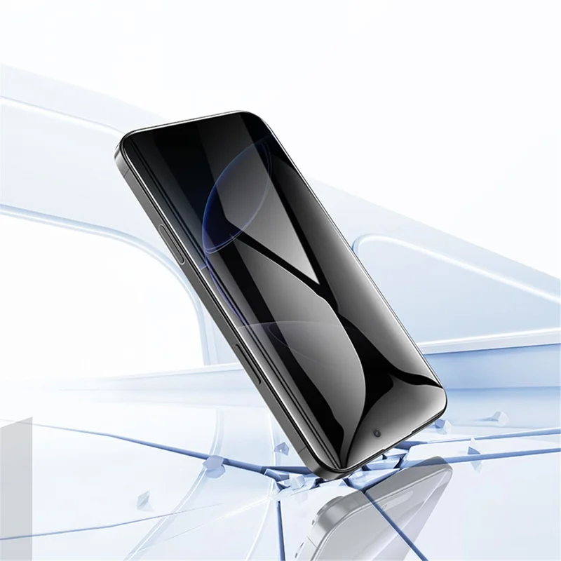 HOCO A888 Plus for iPhone 16 Pro Max Privacy Screen Protector Anti-Scratch Tempered Glass Full Screen Film - Black