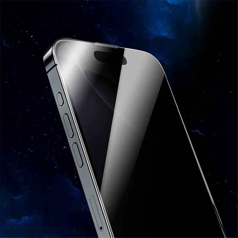 HOCO A888 Plus for iPhone 16 Pro Max Privacy Screen Protector Anti-Scratch Tempered Glass Full Screen Film - Black