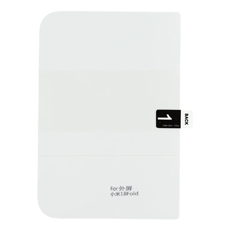 For Xiaomi 18 Fold Hydrogel Film TPU+PET Front Screen + Back Screen Protector - Transparent