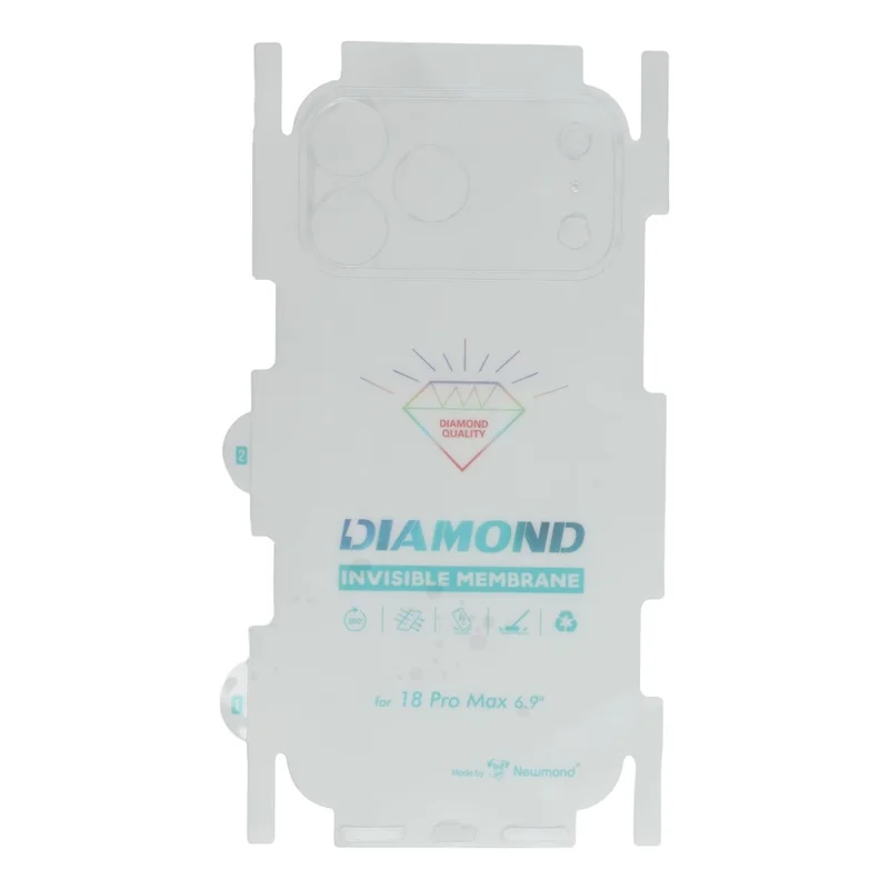 For iPhone 18 Pro Max Phone Back Side Protector Full Coverage Soft PET Film