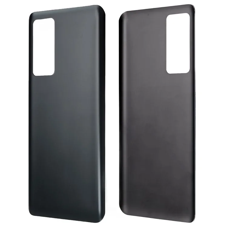 Para Xiaomi 12 5G Back Battery Housing Cover Replacement (sem logotipo) - Preto