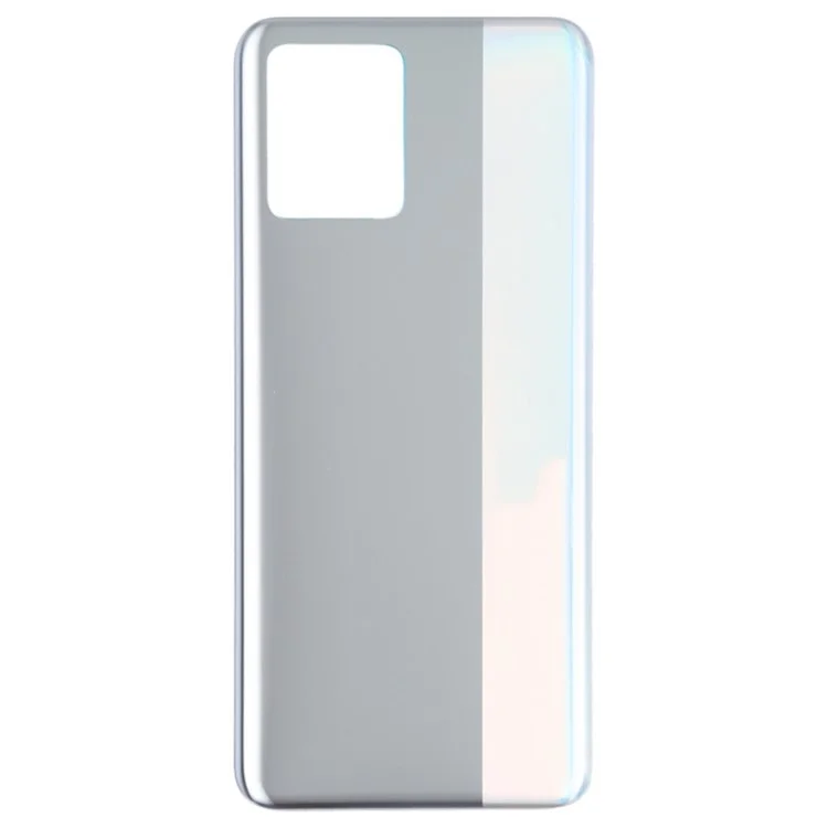 For Realme 8 4G Back Battery Housing Cover Replacement Part - Silver