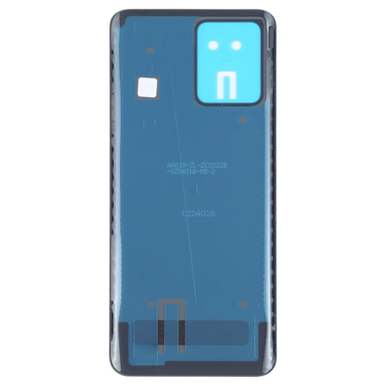 Para o Realme 8 4G Back Battery Housing Tampe Parte de Substituição - Prata