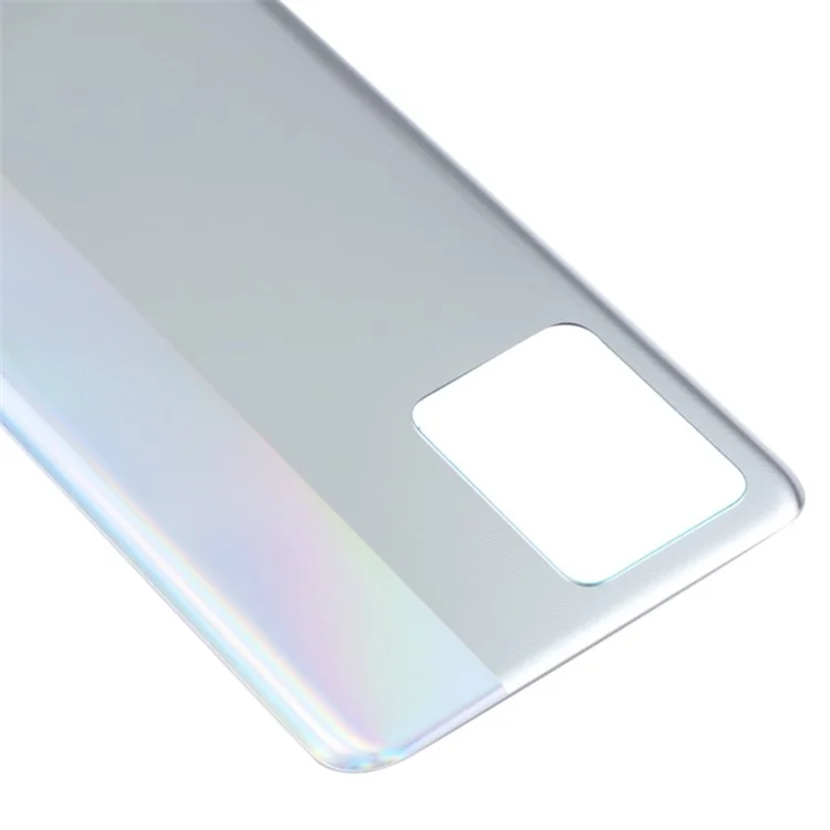 Pour Realme 8 4G Couvercle de boîtier de batterie de rechange - Argent
