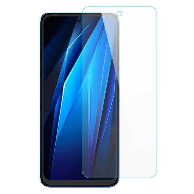Per TECNO Pova Neo 2 4G Anti-Graffio Protezione Schermo in Vetro Temperato Ultra-Sottile 0.3mm Bordo Arcuato Pellicola Protettiva per Schermo del Telefono