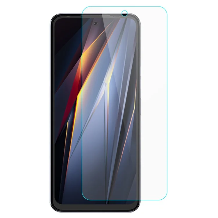 Für TECNO Pova 4 4G Handy-Bildschirmschutz HD Klar 0,3 mm Bogenrand Gehärtetes Glasfilm