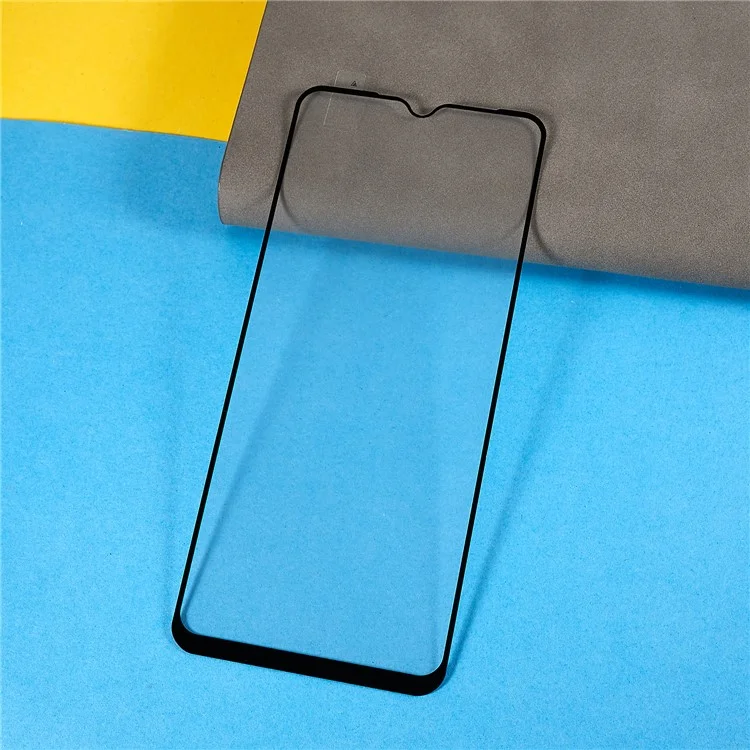 For Xiaomi Redmi 12C 4G Tempered Glass Film Silk Printing Full Glue Ultra Clear Full Screen Protector