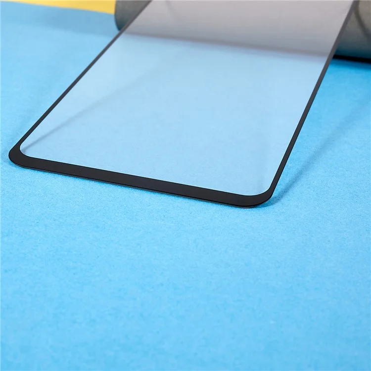 For Xiaomi Redmi 12C 4G Tempered Glass Film Silk Printing Full Glue Ultra Clear Full Screen Protector