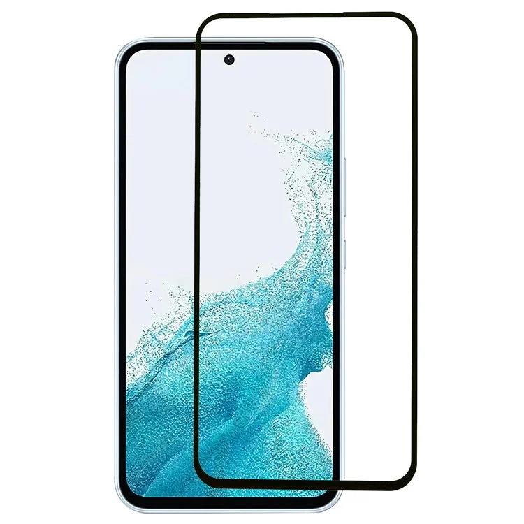 20D Шелковая печать закаленная стеклянная пленка для Samsung Galaxy A54 5G HD Clear Full Glue Full Screen Protector