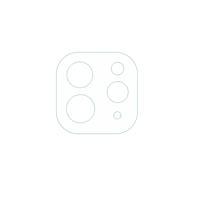 For iPad Pro 11 (2020) / (2021) / (2022) Camera Lens Film Ultra Clear 3D Acrylic Camera Lens Protector
