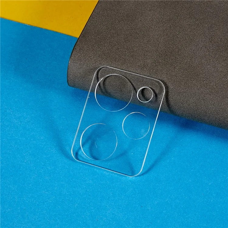 2 pezzi / set per Xiaomi Redmi Note 12 Pro Speed 5G / Poco X5 Pro 5G Protezione della lente della fotocamera 3D Arc Edge HD Clear Tempered Glass Phone Rear Lens Film