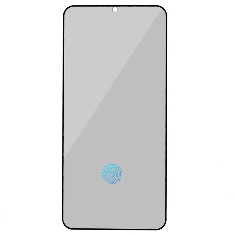 For Samsung Galaxy S22 5G / S23 Full Coverage Silk Printing Anti-Spy Tempered Glass Screen Protector (Support Fingerprint Unlock)