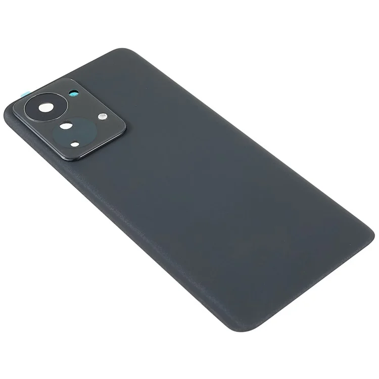 Per OnePlus Nord 2t 5G OEM Battery Housing Con Adesivo Adesivo + Coperchio Dell'obiettivo Della Fotocamera - Nero