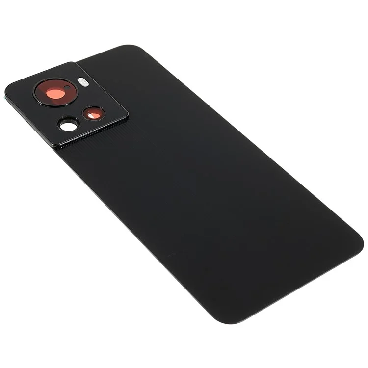 Per OnePlus Ace 5G OEM Battery Housing Con Adesivo Adesivo + Coperchio Dell'obiettivo Della Fotocamera - Nero