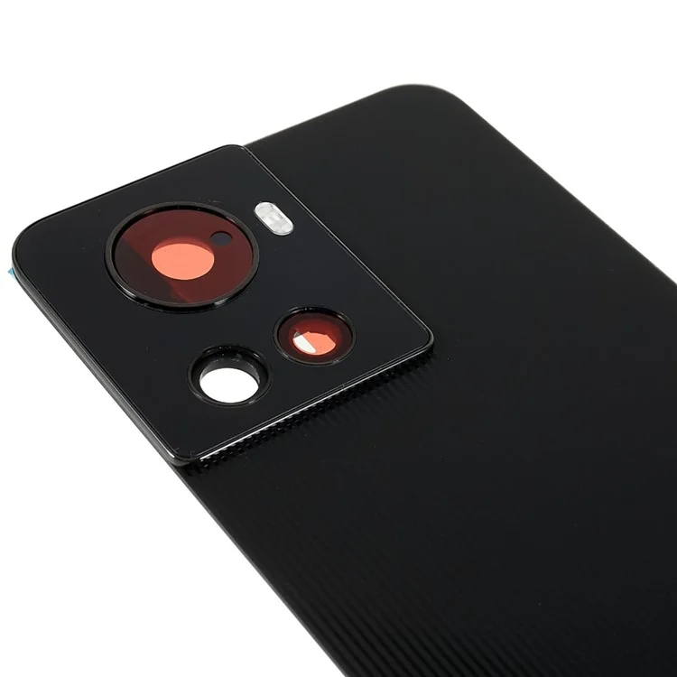 Para OnePlus Ace 5G OEM Capa da Bateria com Adesivo Adesivo + Tampa da Lente da Câmera - Preto