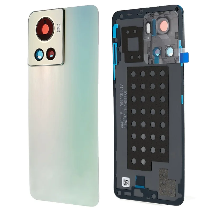 Per OnePlus Ace 5G OEM Battery Housing con adesivo e copertura obiettivo fotocamera - Verde
