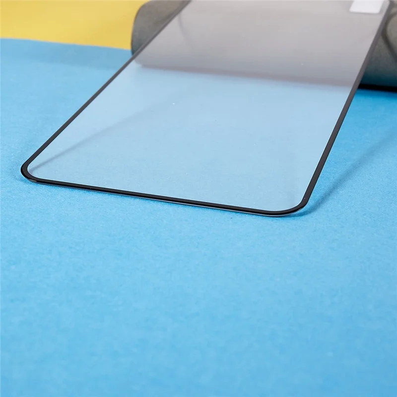 For Samsung Galaxy A04e 4G / F04 4G / M04 4G Silk Printing Full Screen Protector Black Edge Full Glue Tempered Glass Film