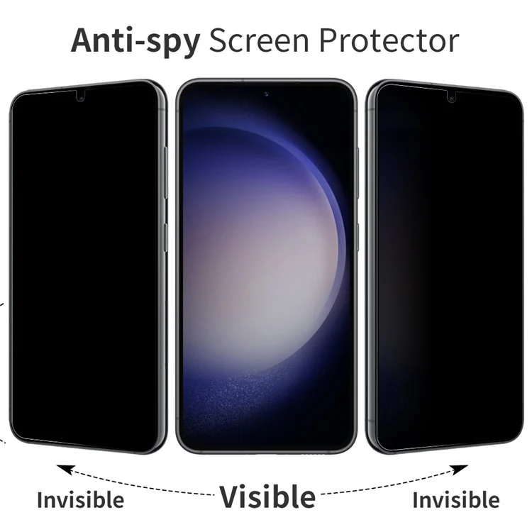 NORTHJO A++ для Samsung Galaxy S22 5G / S23, антишпионская закаленная стеклянная пленка, ультраясная 2,5D 0,3 мм, защитный экран с поддержкой разблокировки отпечатка пальца