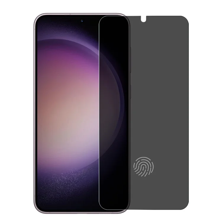 NORTHJO A++ Per Samsung Galaxy S22+ 5G / S23+ Pellicola Protettiva Antiriflesso Schermo 2.5D 0.3mm Vetro Temperato Supporto Sblocco Impronta Digitale