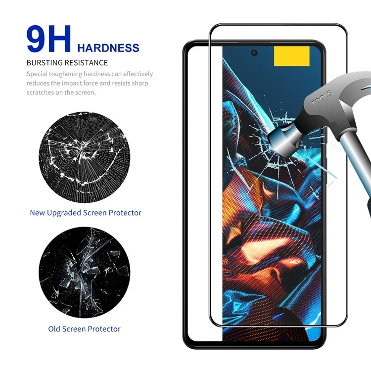 ENKAY HAT PRINCE for Xiaomi Poco X5 Pro 5G / Redmi Note 12 Pro 5G / Note 12 Pro Speed 5G Full Screen Protector 0.26mm 2.5D 9H Full Glue Tempered Glass Film