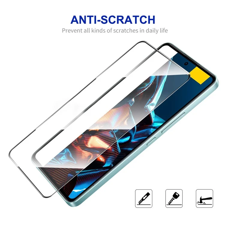 ENKAY HAT PRINCE for Xiaomi Poco X5 Pro 5G / Redmi Note 12 Pro 5G / Note 12 Pro Speed 5G Full Screen Protector 0.26mm 2.5D 9H Full Glue Tempered Glass Film