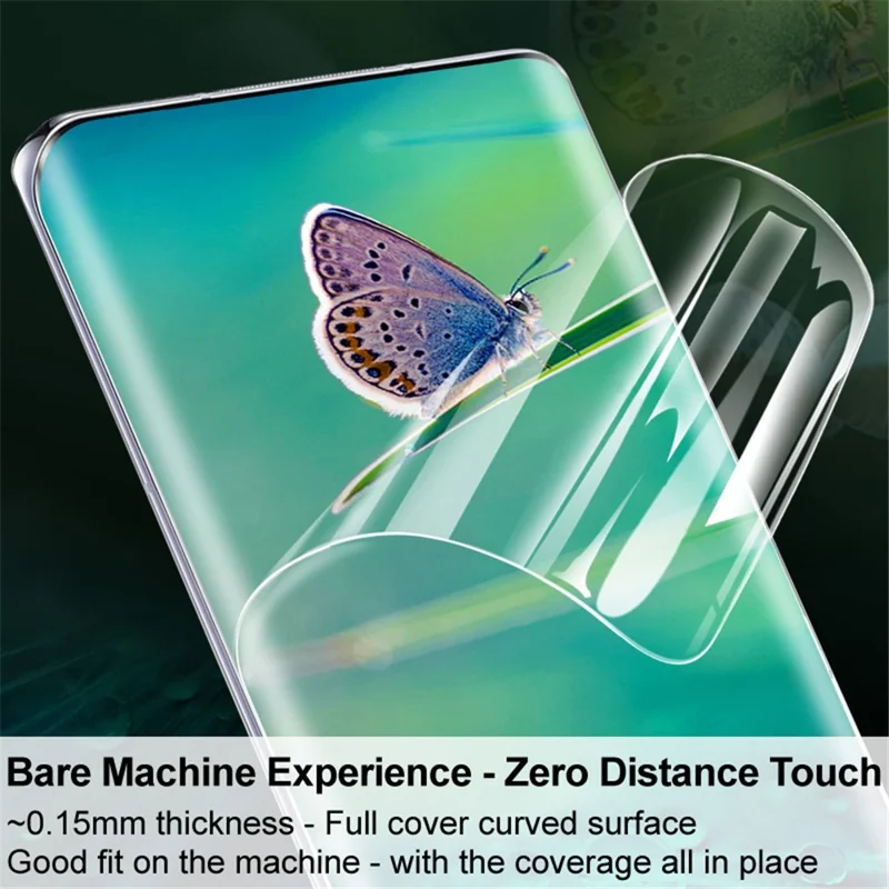 IMAK 2Pcs / Set Hydrogel Film III for Samsung Galaxy S23 Ultra Super Clear Screen Protector Soft TPU Screen Film