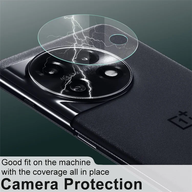 Imak 2pcs / Situé Pour OnePlus 11 5G Protecteur de la Lentille de Caméra de Caméra de Caméra de Caméra de Films en Verre Trempé Super Transparent