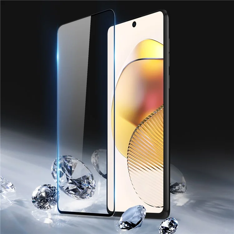DUX DUCIS Für Motorola Moto G73 5G Anti-Kratzer-Bildschirmschutz Splitterfest HD-Panzerglas-Folie (9D)