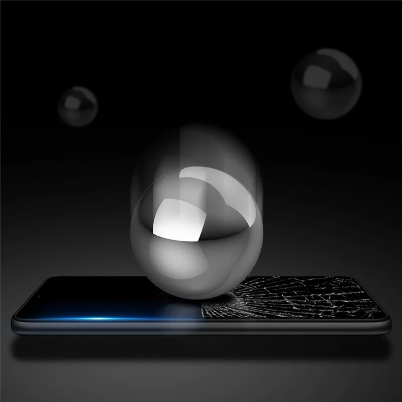 DUX DUCIS til Xiaomi Redmi 11A 4G / 12C 4G fuld skærm beskytter 2.5D flad skærm medium aluminaglas HD klart film