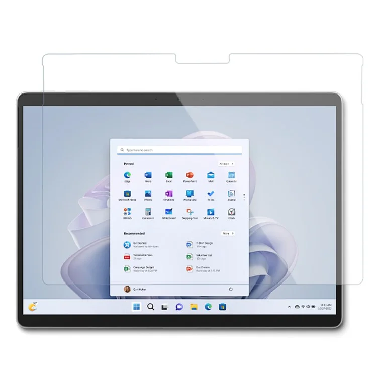 Per Microsoft Surface Pro 8 / 9 / X Anti-blue-ray AR Screen Protector Anti-glare Ultra Clear PET Screen Film
