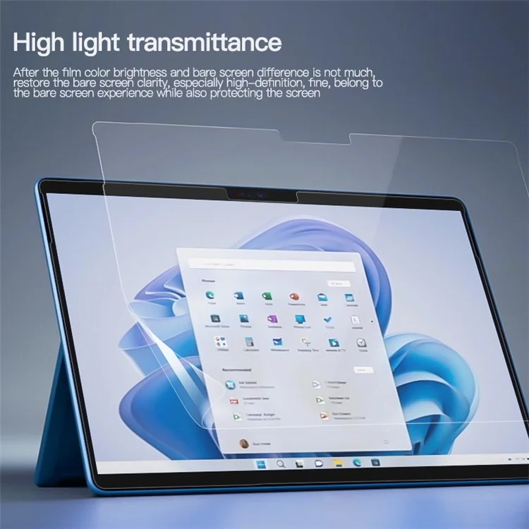 Per Microsoft Surface Pro 8 / 9 / X Anti-blue-ray AR Screen Protector Anti-glare Ultra Clear PET Screen Film