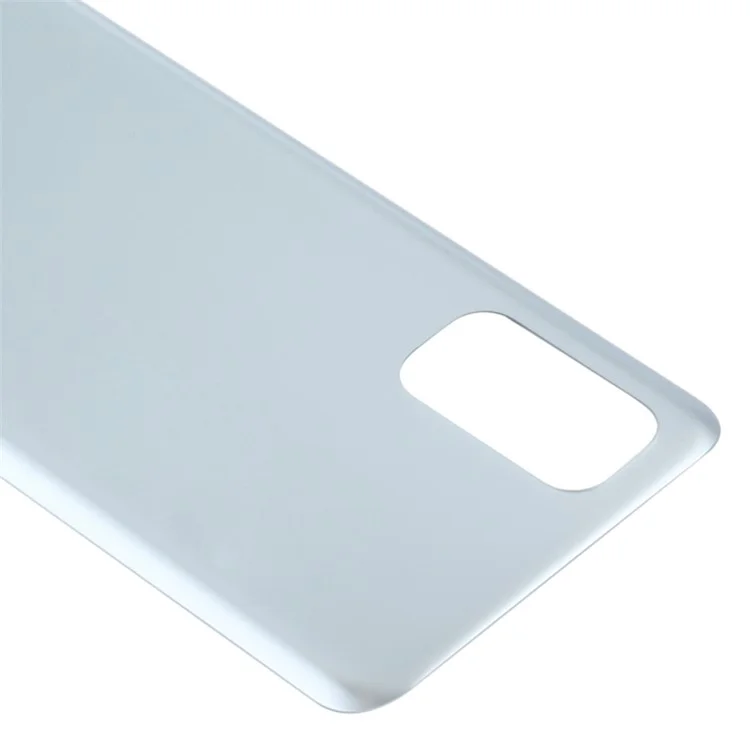 Cubierta de la batería de reemplazo de la parte posterior para Realme V5 5G - Plata