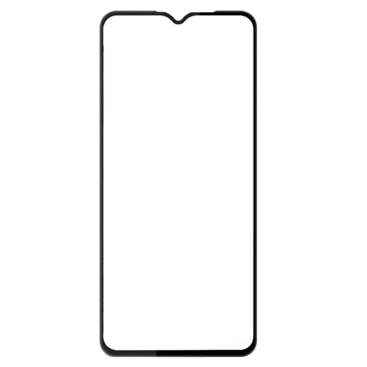 AMORUS 2Pcs Pour Samsung Galaxy A04e 4G / F04 4G / M04 4G Protecteur d'Écran Plein Écran Colle Complète Impression Sérigraphie Verre Trempé HD Transparent - Noir