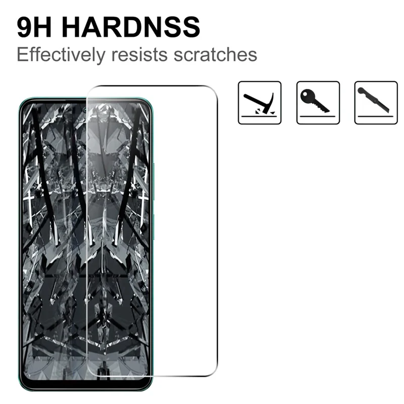 Til Xiaomi Poco X5 5G / Redmi Note 12 5G (Kina) / (Indien) / (Global) Hærdet glas skærmprotector 2.5D buekant Anti-eksplosionsfilm