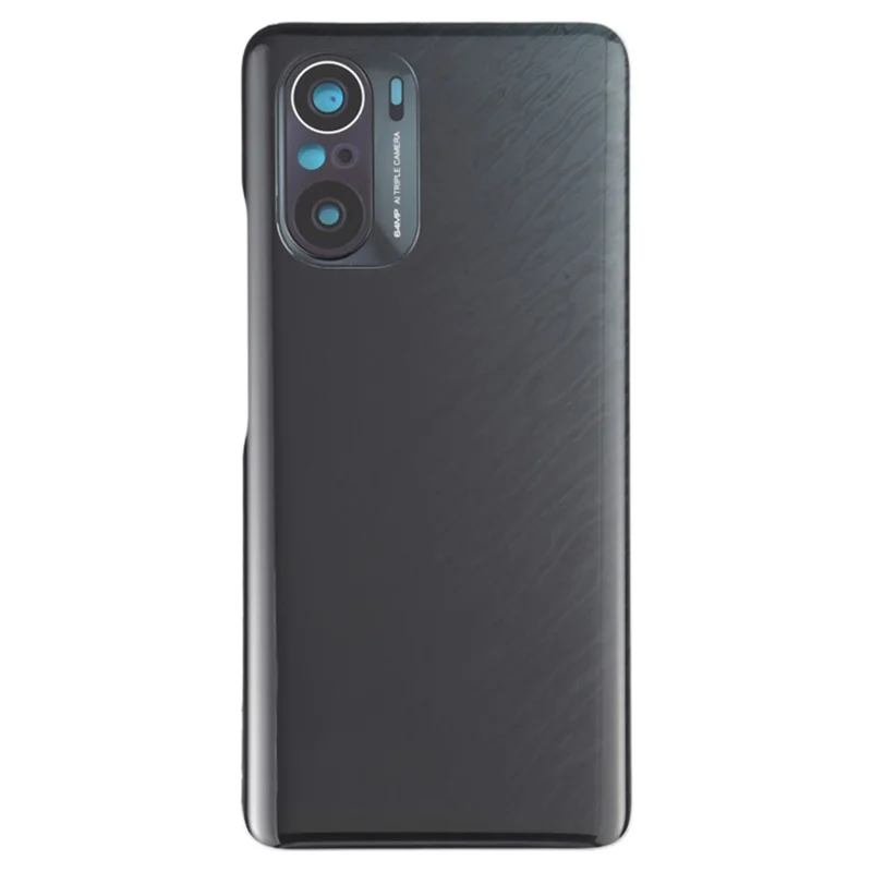 Für Xiaomi Redmi K40 Pro M2012K11C OEM Battery Housing Back Cover mit Camera Ring Lens Cover Replacement - Schwarz
