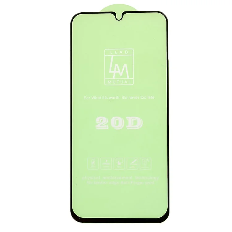 Protetor de tela completa 20D para Samsung Galaxy A34 5G, impressão em seda, cola total, película de vidro temperado HD transparente