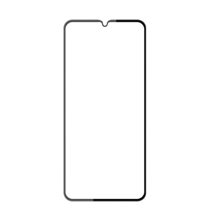 AMORUS 2Pcs For Samsung Galaxy A34 5G Protecteur d'écran en verre trempé Impression Silk Screen Protecteur d'écran Film Full Glue Full Screen - Noir