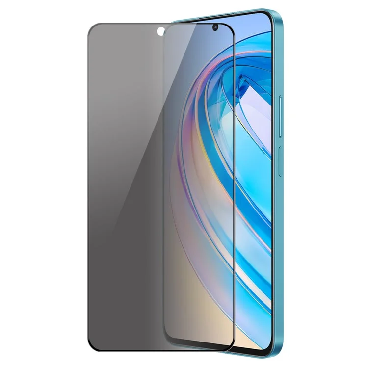ENKAY HAT PRINCE per Honor X8a 4G 28 Gradi Anti-spia Protezione Completa dello Schermo Colla Totale Anti-riflesso Pellicola in Vetro Temperato