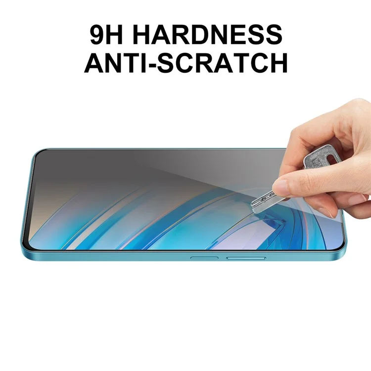 ENKAY HAT PRINCE per Honor X8a 4G 28 Gradi Anti-spia Protezione Completa dello Schermo Colla Totale Anti-riflesso Pellicola in Vetro Temperato