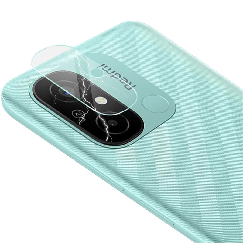 IMAK 2Pcs  /  Set for Xiaomi Redmi 12C 4G Camera Lens Protector HD Clear Tempered Glass Camera Lens Film