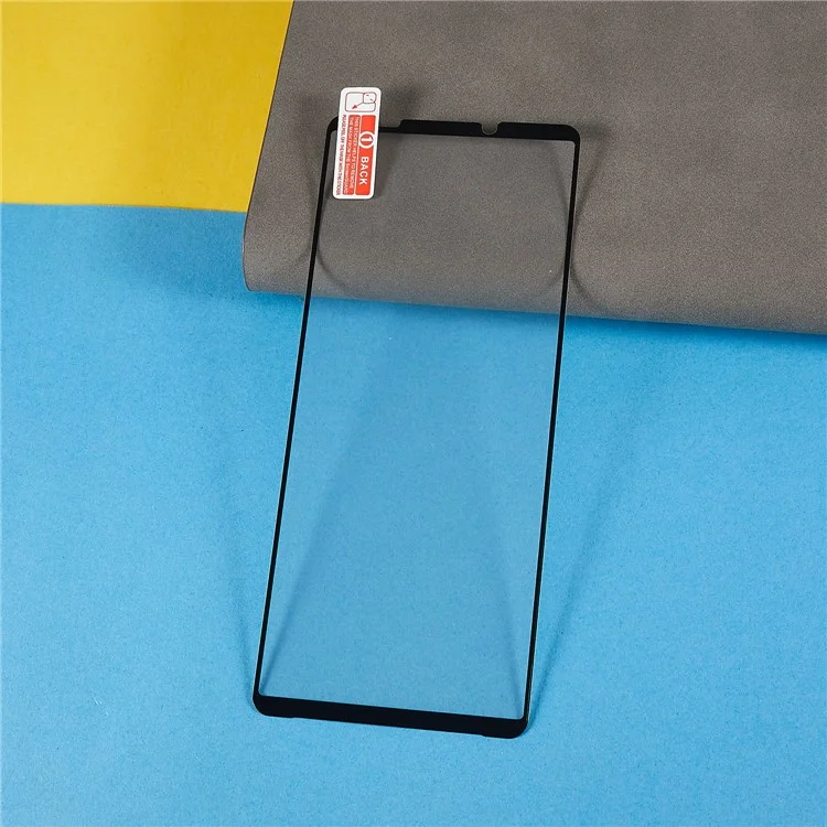 Tempered Glass Film for Sony Xperia 10 V , Full Glue Anti-Shatter Silk Printing Screen Protector