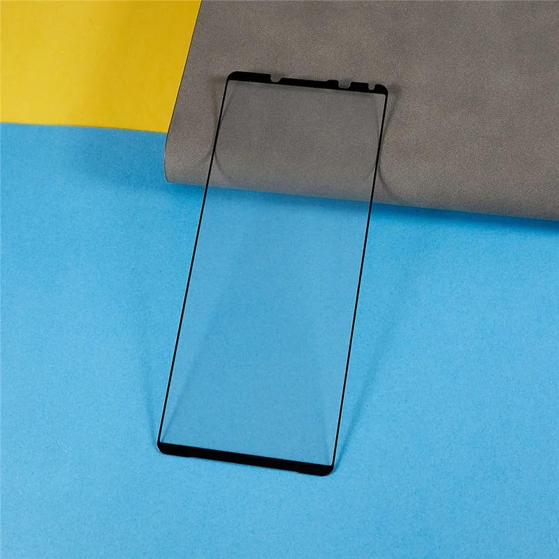 Silk Printing Screen Protector for Sony Xperia 5 V , Full Glue Full Cover Tempered Glass Protective Film