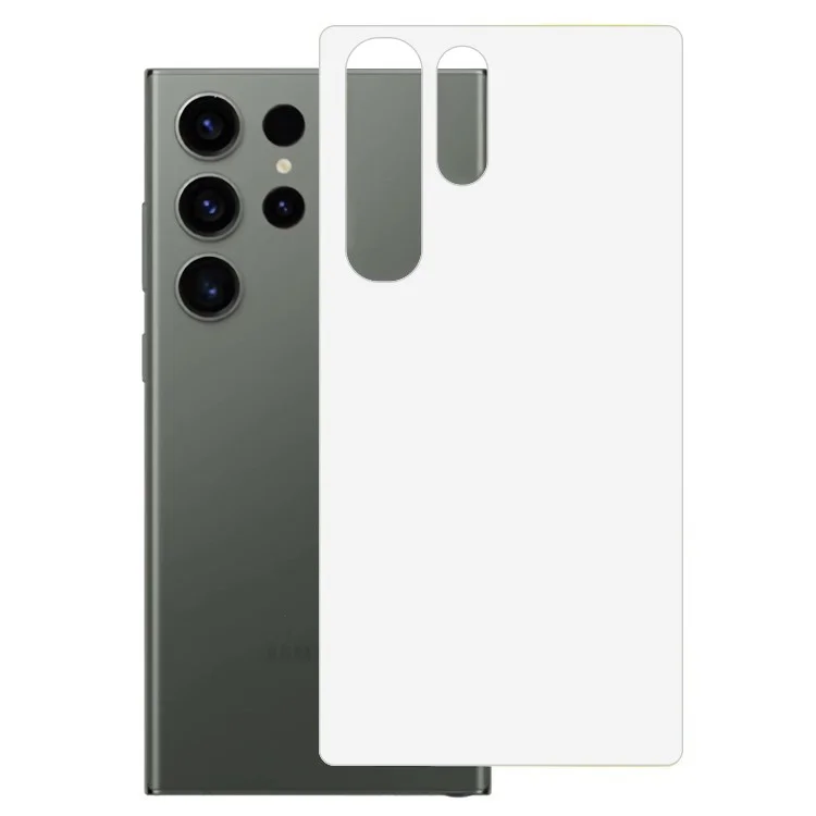 For Samsung Galaxy S23 Ultra Phone Back Film Soft TPU Ultra Thin Back Protector Guard