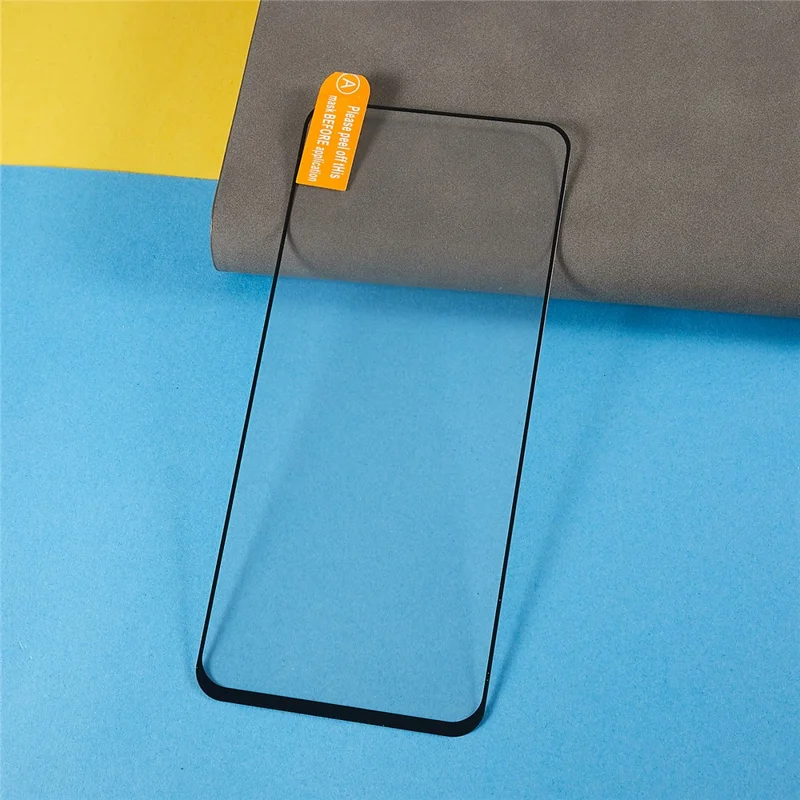 For Oppo Reno8 T 4G Full Coverage Screen Protector Silk Printing Black Edge Tempered Glass Film