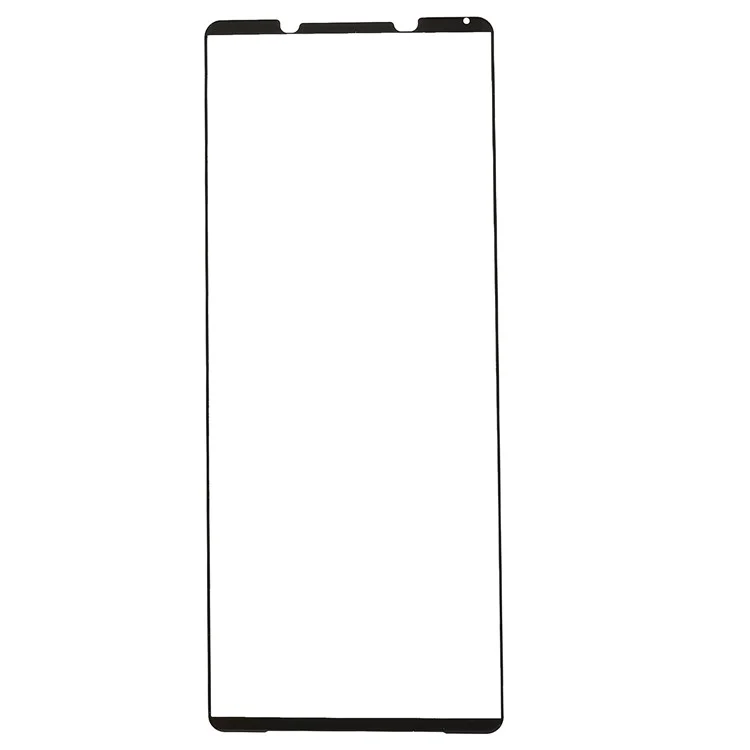 2Pcs / Pack Screen Protector for Sony Xperia 1 V , Silk Printing Black Edge Tempered Glass Film Full Coverage