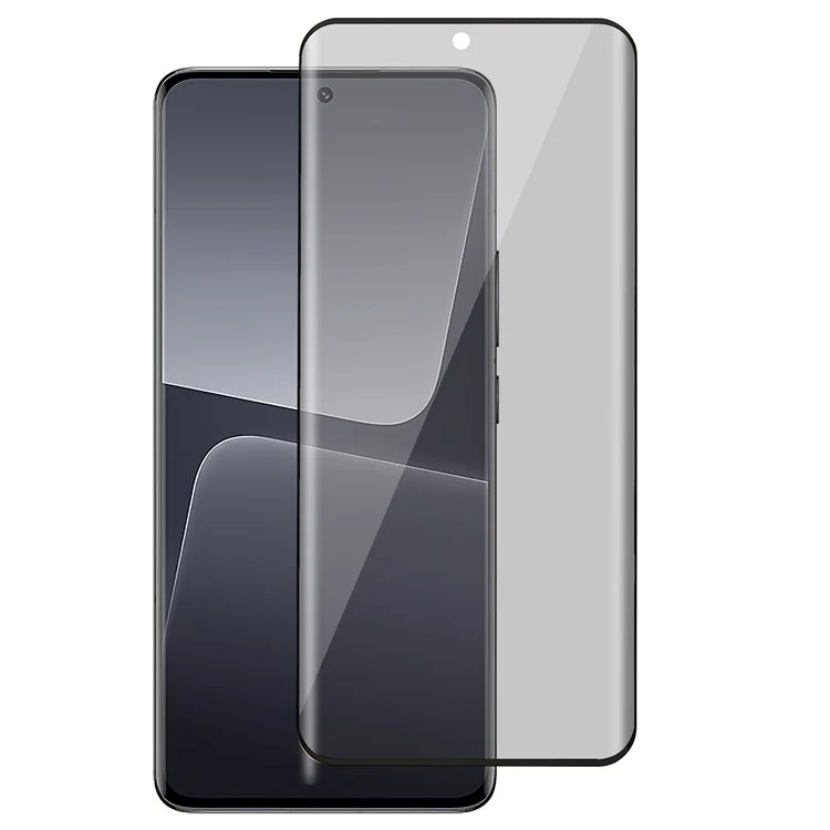 Anti-spy-screen-beschützer Für Xiaomi 12 Pro 5G / 12 Pro (abmessung) 5G / 12s 5g / 13 Pro 5g, Schwarzer Edge Tempered Glass Shield Film